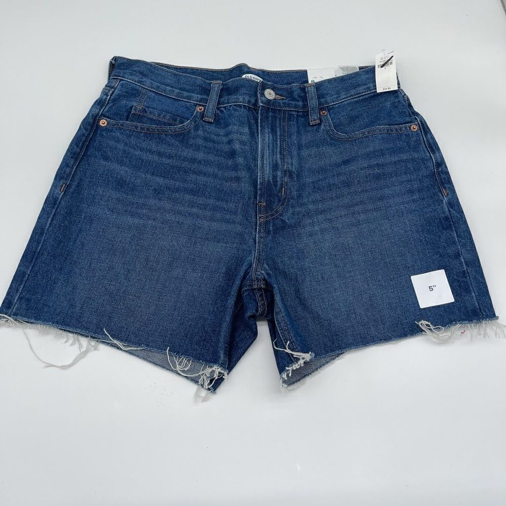Old Navy High-Waisted Slouchy Cut-Off Jean Shorts for Women 5-inch inseam - Picture 9 of 9